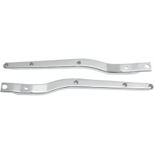 Rear Fender Strut — Chrome, Pair