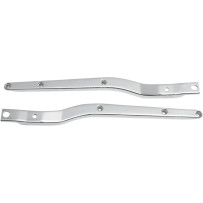Rear Fender Strut — Chrome, Pair