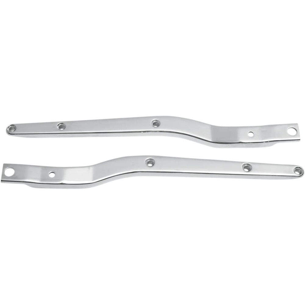 Rear Fender Strut — Chrome, Pair