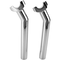 Forged Aluminum Handlebar Risers — 1" clamping, 1/2-13 thread, 8-1/2" rise