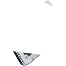 Billet License Plate Mount — 4" x 7", Chrome, Rear