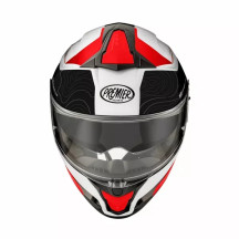 Evoluzione Helmet — XL, White/Red/Black