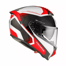 Evoluzione Helmet — XL, White/Red/Black