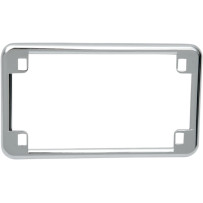 Marco cromado para matrícula — 4" x 7"