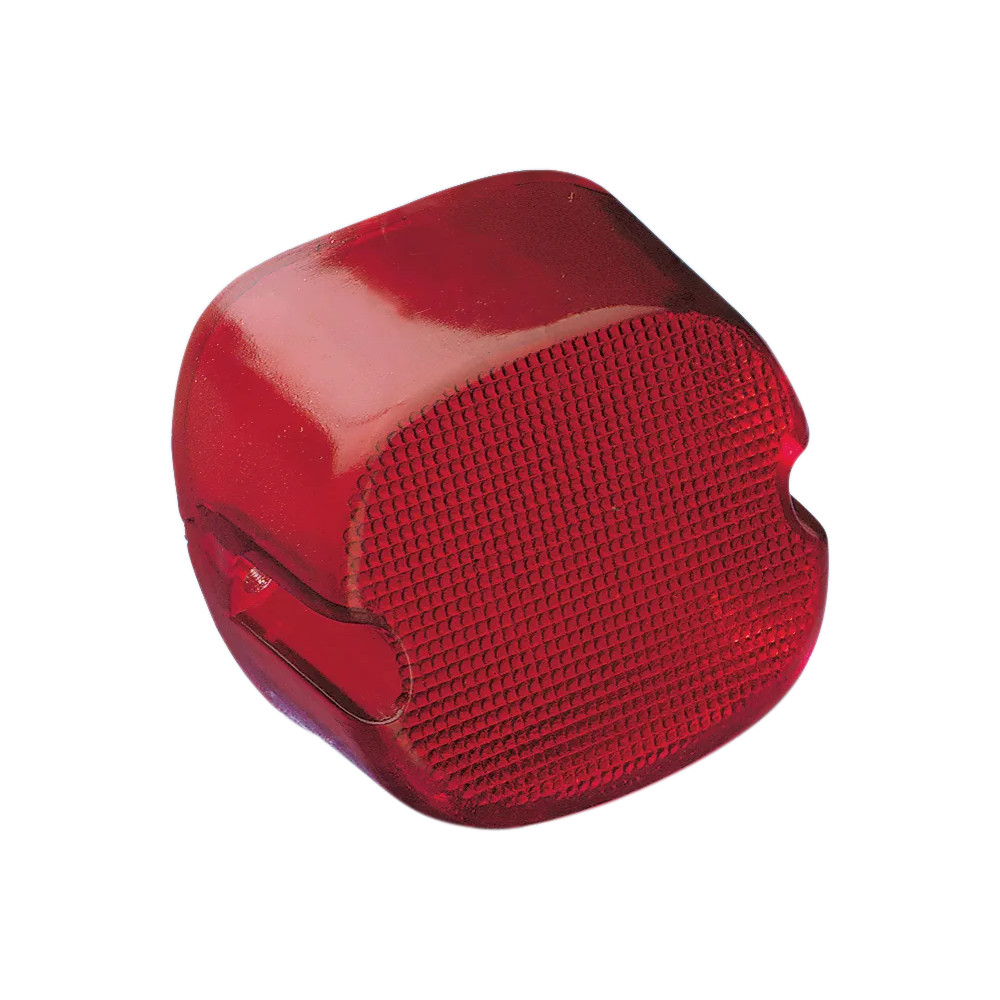 Laydown Taillight Lens with Bottom Tag Lens — red