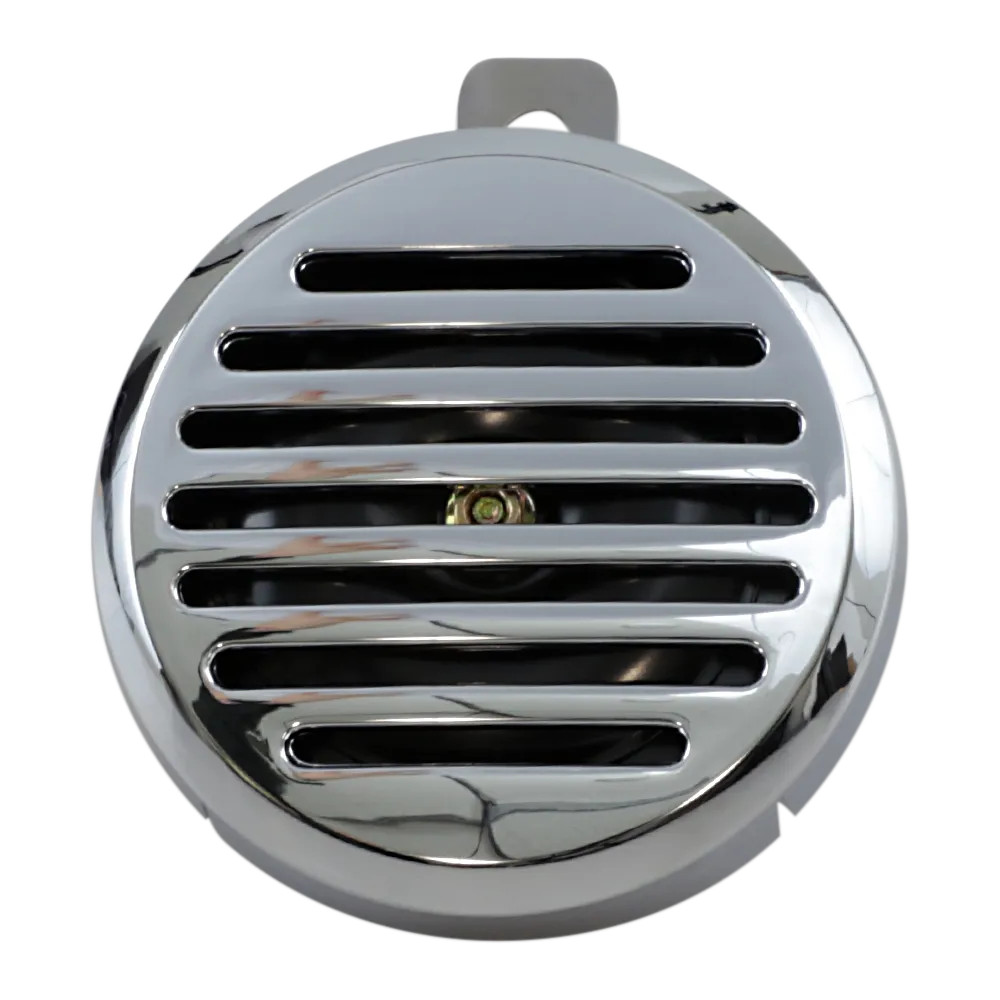 Bocina 12V con cubierta cromada — 85.7 mm (3-3/8")