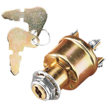 Interruptor de encendido/arranque — acabado cromado, dorado