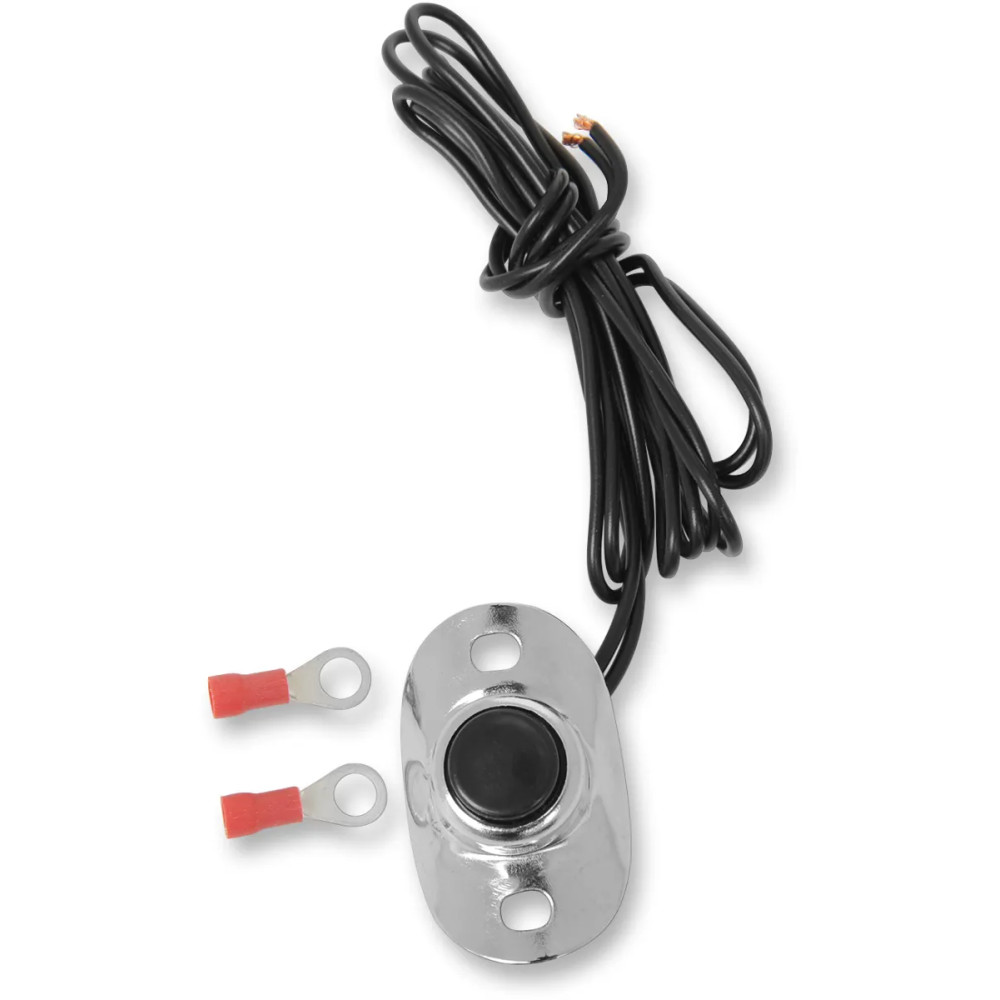 Interruptor de arranque y bocina — Negro, Cromo