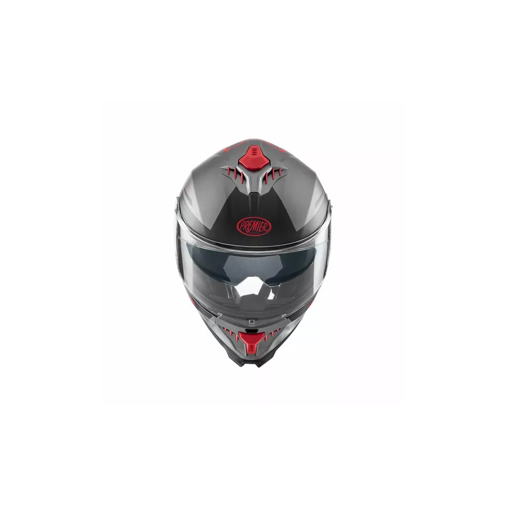 Casco Typhoon BA — Talla M, Gris mate, Integral