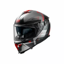 Casco Typhoon BA — gris mate, 2XL