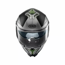 Casco Typhoon BA — Talla M, Gris mate