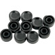 Tapas de botones para interruptor de manillar — 25.4 mm (1") diámetro de sujeción, pack de 10, negro