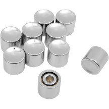 Handlebar Switch Button Caps — 25.4 mm (1"), Chrome, 10 Pack