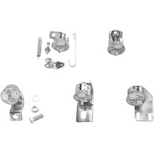 Interruptor de luz de freno para FL, FX y XL, Knuckle/Flat — Cromado, Pulsador