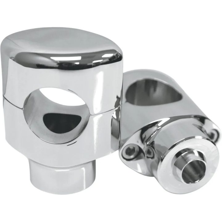 Kit elevador de manillar Springer Big Buffalo 1-1/2" — diámetro de sujeción 38 mm, altura 38.1 mm, cromo