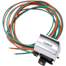 Handlebar Switch Kit — Chrome, right mount, 1-button