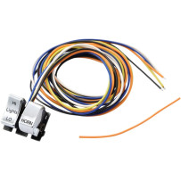 Handlebar Switch Kit — Chrome, left upper, 2-button