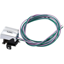 Handlebar Switch Kit — left mounting position, 1 button, chrome