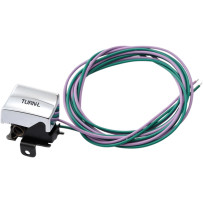 Handlebar Switch Kit — left mounting position, 1 button, chrome