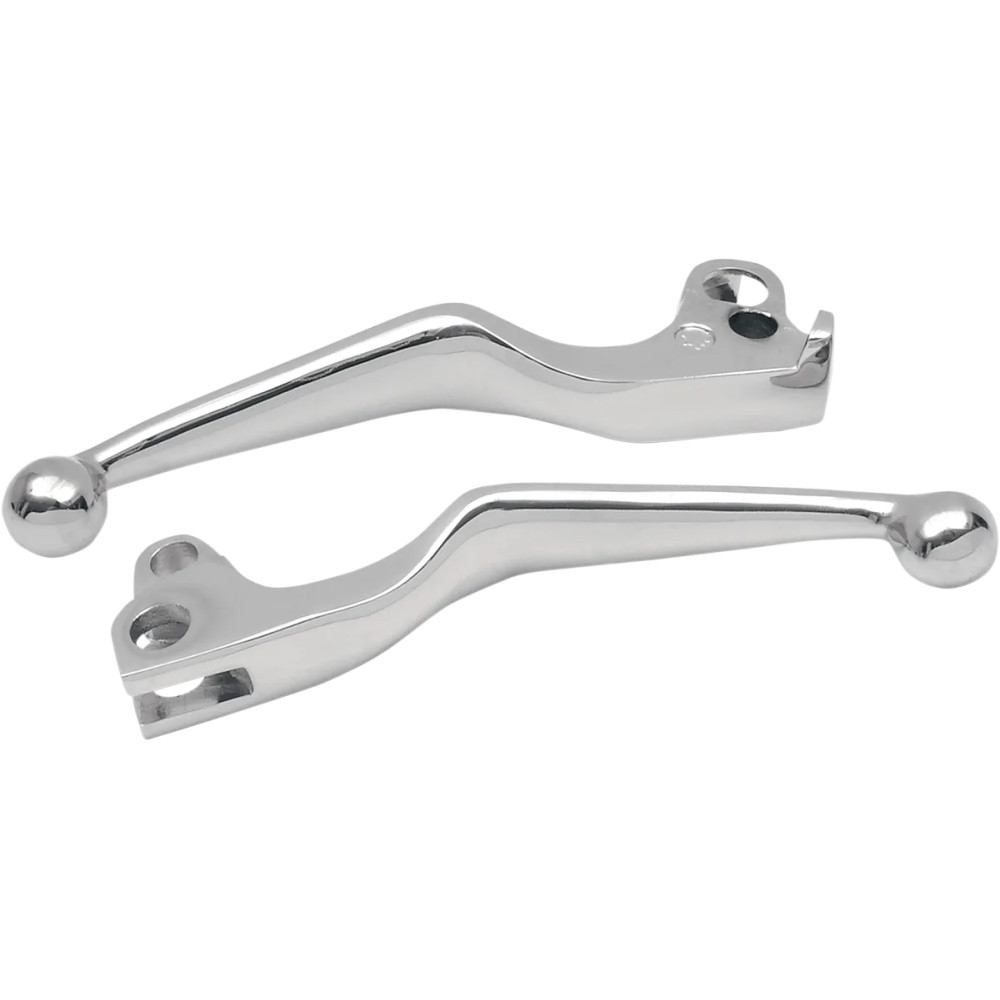 Wide Blade Lever Set — Chrome