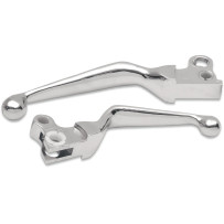 Wide Blade Lever Set — Hydraulic, Brake & Clutch, Chrome, Pair