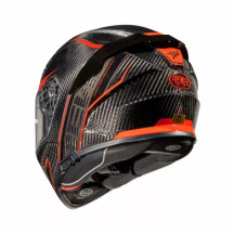 Casco Devil Carbon ST2 — M, Negro brillante