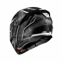 Casco Devil Carbon ST8 — Talla M, Negro, visera interior ahumada