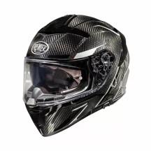 Casco Devil Carbon ST8 — Talla XL, Negro brillante