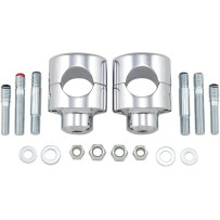 Big Buffalo Handlebar Risers — 38 mm (1-1/2") clamp, Chrome