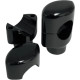 Elevadores de manillar Big Buffalo — 38 mm (1-1/2"), Negro brillo