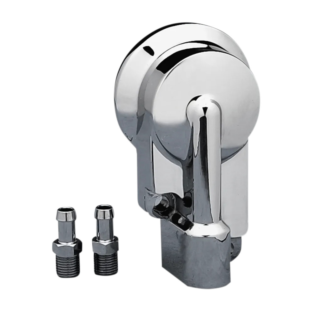 Custom Oil Filter Mount — Chrome