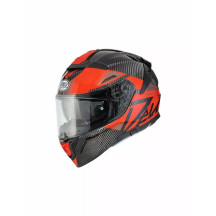 Devil Carbon MN Helmet — Size S, Black/Red