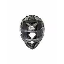 Casco Devil Carbon MN — Gris, Negro, acabado brillante