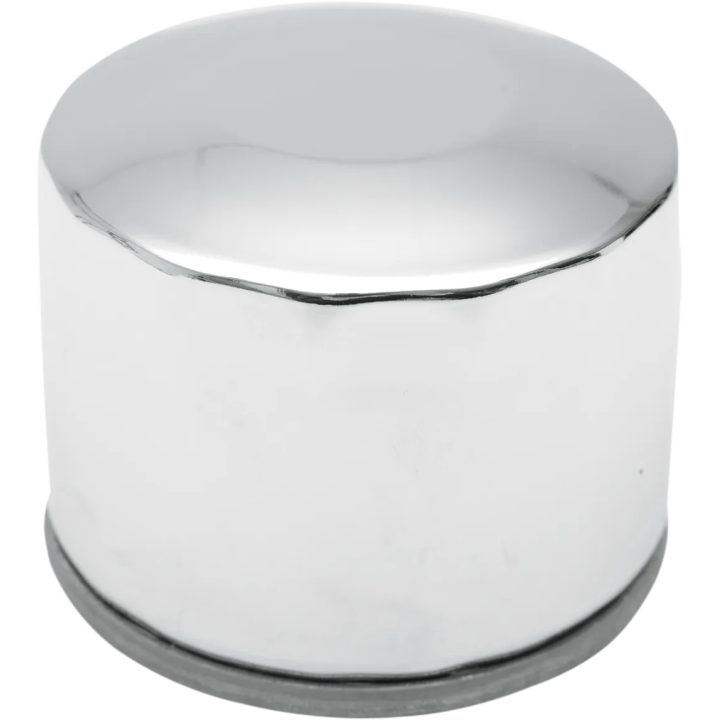 Spin-On Oil Filter — Chrome