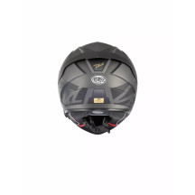 Devil MN Helmet — Size S, Matte Gray, Black