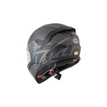 Casco Devil MN — 2XL, gris mate