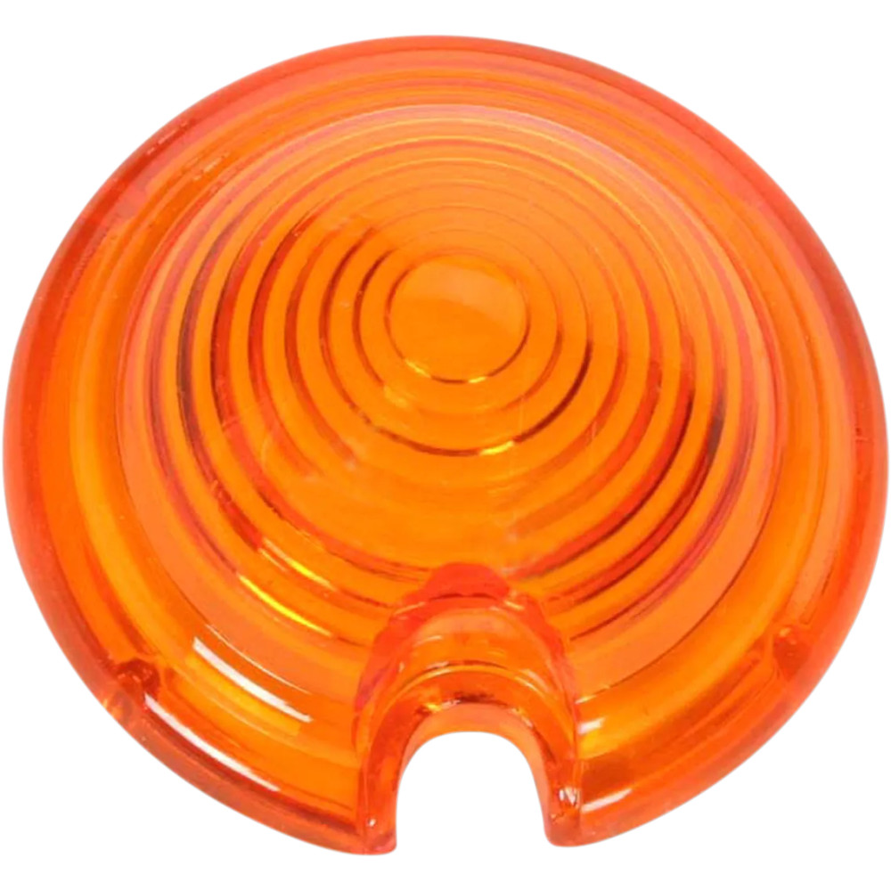 Replacement Lens — 82.6 mm length, 57.2 mm diameter, amber