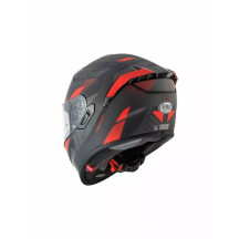 Casco Evoluzione PR — Talla 2XL, negro y rojo