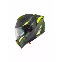 Casco Evoluzione PR — Talla XL, amarillo fluorescente/negro, mate