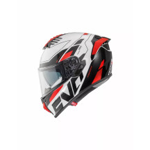 Casco Evoluzione PR — 2XL, mate Blanco/Rojo/Negro