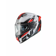 Evoluzione PR Helmet — 2XL, Matte White/Red/Black