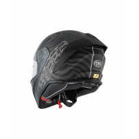 Hyper Carbon PS Helmet — L, Matte Black/White