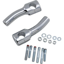 Big Buffalo Handlebar Risers — 38 mm (1-1/2"), Chrome