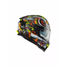 Typhoon LY Graphic Helmet — 2XL, Gray gloss