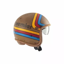 Vintage Platinum Edition Helmet — XL, Brown, Matte