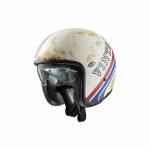 Casco Vintage — XS, Blanco mate