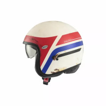 Casco Vintage — Talla S, Blanco mate