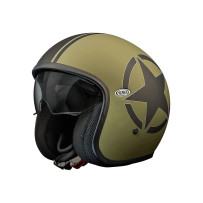 Vintage Star Helmet — XL, Matte Olive