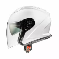 Dokker Helmet — Size M, White, Open Face