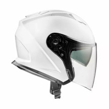 Dokker Helmet — XL, Open Face, White